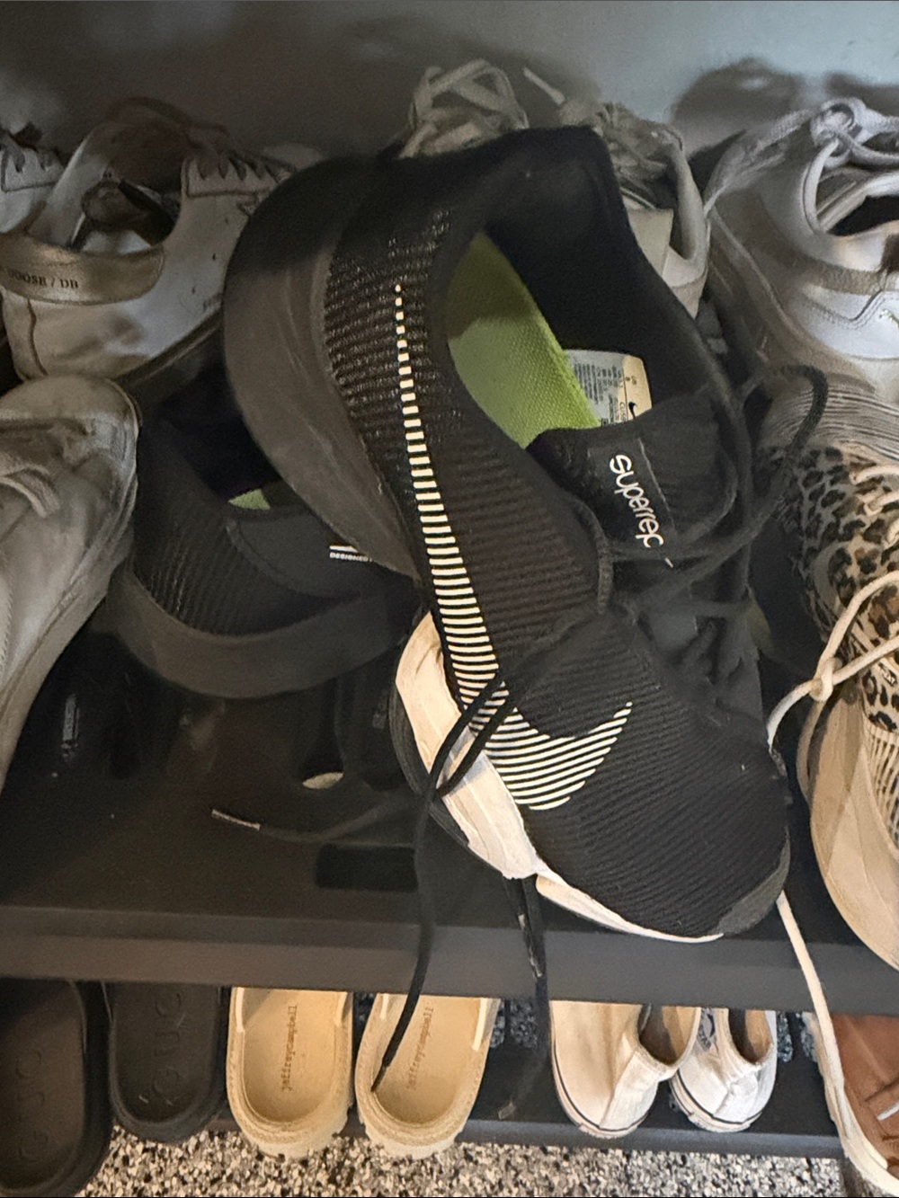 Nike Black and White Women's Running Sneakers